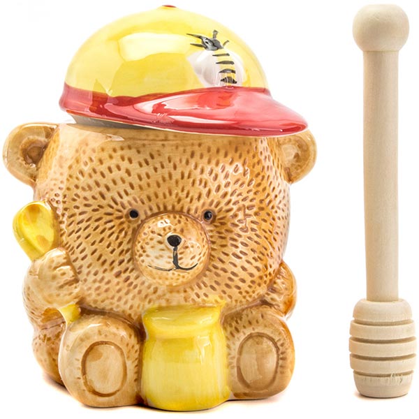Баночка для меду Ведмідь в капелюсі