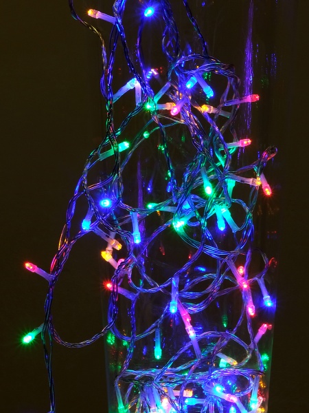 Электрогирлянда линейная SHLigts Нить (LD120-M-E) встроенный светодиод (LED) 120 ламп 12 м 