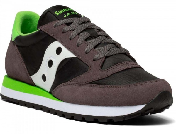 Кроссовки Saucony JAZZ ORIGINAL 2044-619s р.US 10 серый с салатовым