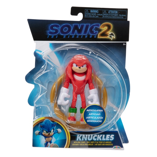 Игровая фигурка SONIC с артикуляцией The Hedgehog2 W2 Наклз 10 см 41496i 