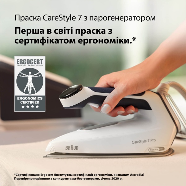 Гладильная система Braun IS7282BL CareStyle 7 Pro 