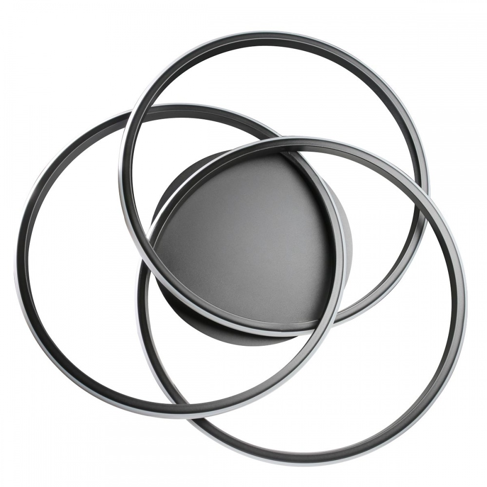 Світильник стельовий LED CONCEPT LED BELVILLE R RC 110 Вт чорний 2800-6000 К