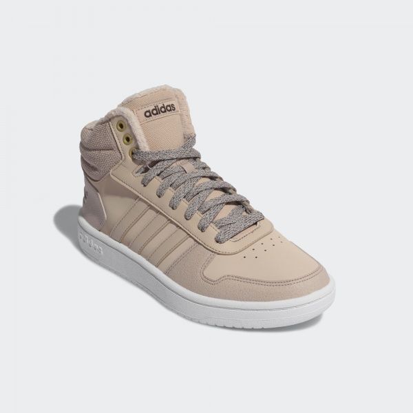Черевики Adidas HOOPS 2.0 MID EE7876 р. 5 бежевий
