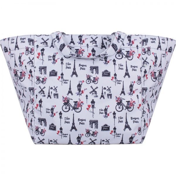 Сумка пляжная Bagland Elena суб.791 (00732664) белый с рисунком