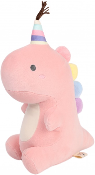 Мягкая игрушка Luna Kids Динозаврик розовый 23 см NR-10