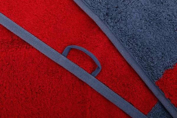 Полотенце махровое Doubleface 50x100 см деним Cawo 