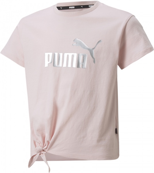 Футболка Puma ESS+ Logo Knotted Tee 84695616 р.140 рожевий