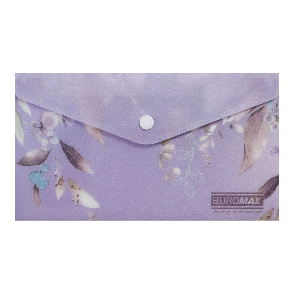 Папка-конверт ARABESKI DL сливовый Buromax BM.3853-48
