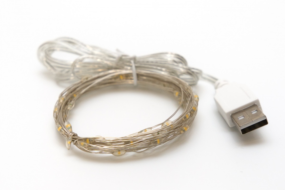 Электрогирлянда светодиодная Китай USB светодиодная (LED) 50 ламп 5 м (721305)