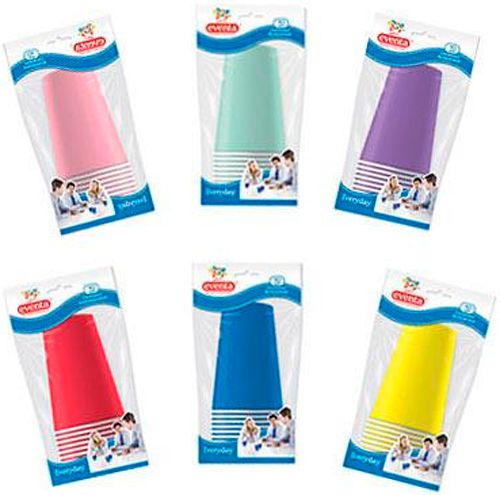 Стакан паперовий Eventa колір в асортименті 250 мл 10 шт.