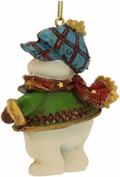 Підвіска Веселий сніговик кантрі 8 см WF150518  