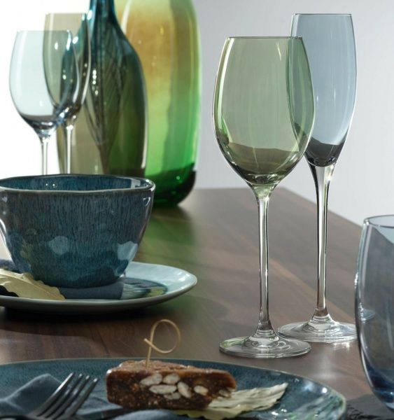 Бокал для шампанского Lucente Blue 220 мл Leonardo 