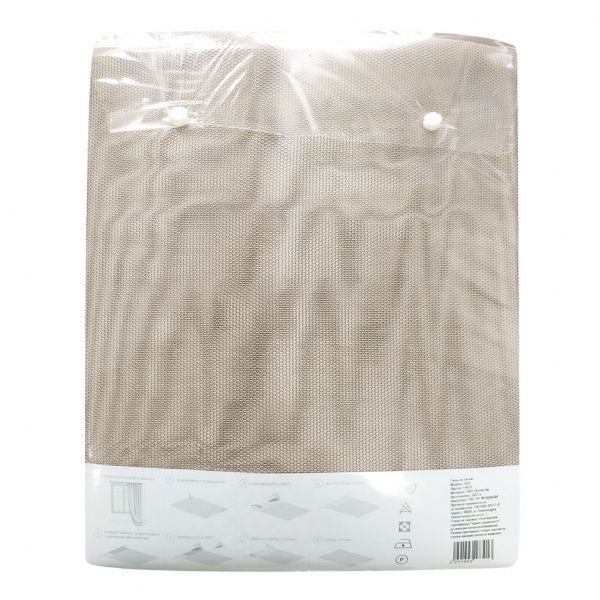 Тюль Grid 300х290 см мокко Decora textile