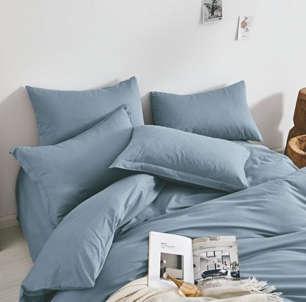 Комплект постельного белья семейный серый Word of Dream 