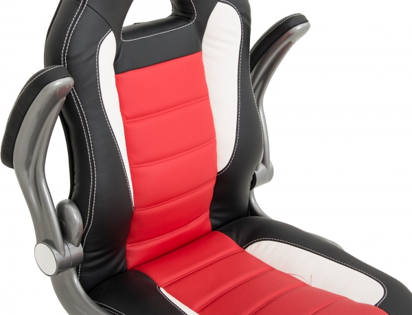 Кресло Nowy Styl Racer Eco-30/Eco-90/Eco-50 красно-черный 