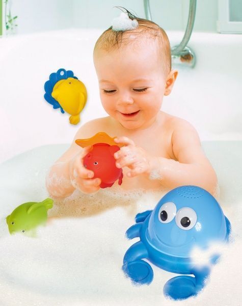 Іграшка для ванни Simba Краб і рибки з вудочкою 8 шт. 4018295