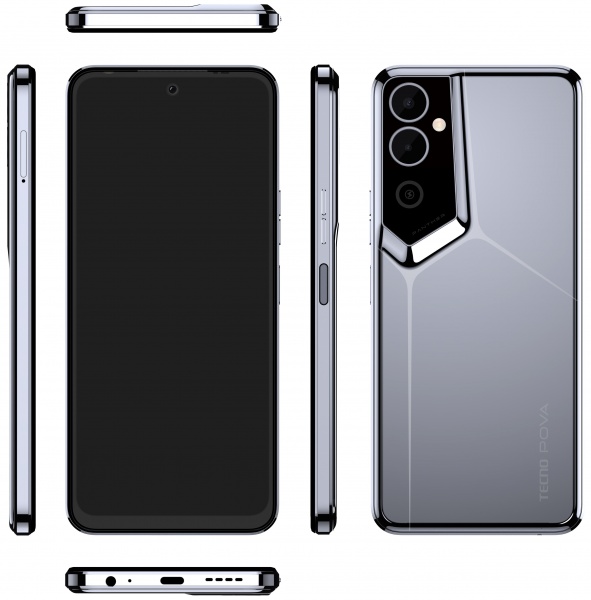 Смартфон Tecno POVA NEO-2 (LG6n) 4/64GB uranolith grey (4895180789076) 