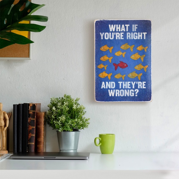 Постер деревянный 