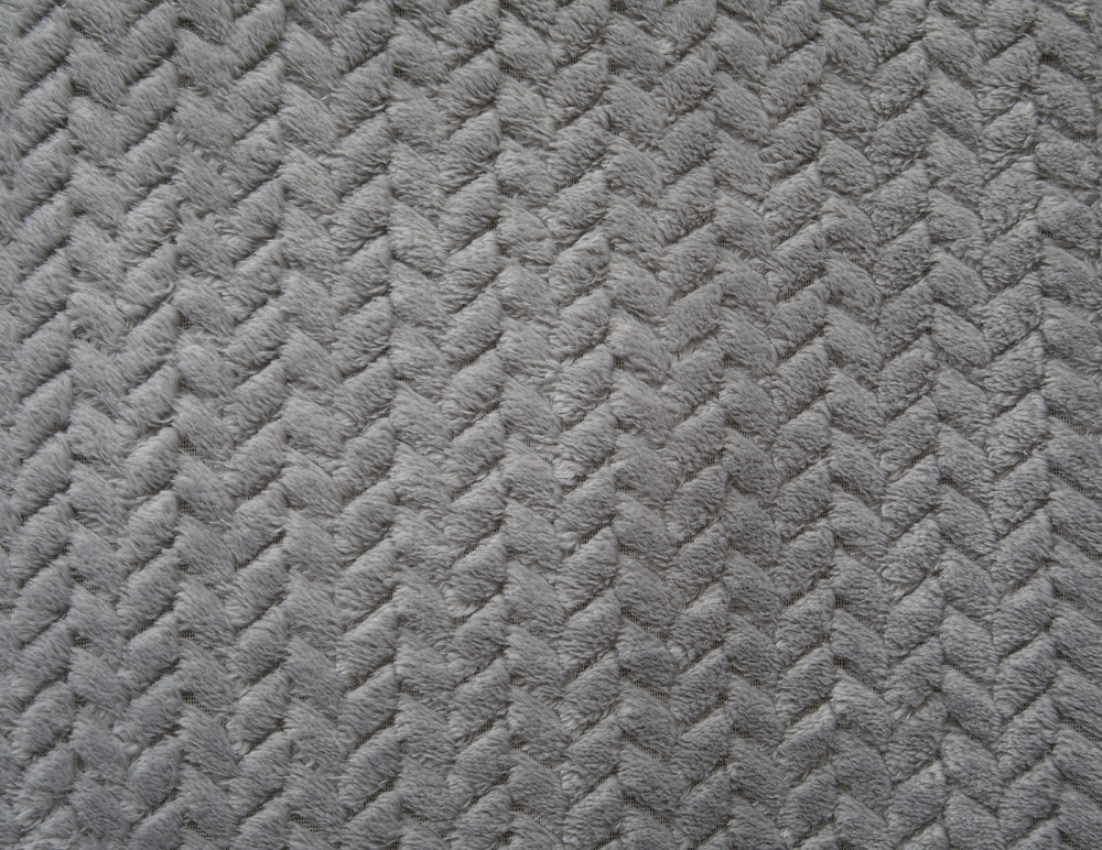 Плед Embossed Leon 220x200 см серый La Nuit