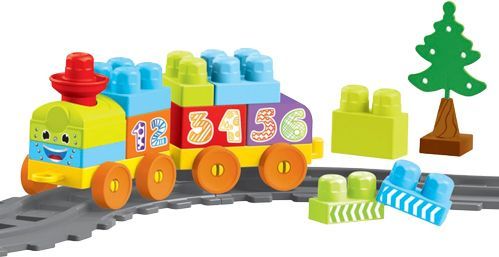 Конструктор Тигрес Мої перші кубики Залізниця 145 см 36 елементів 41460