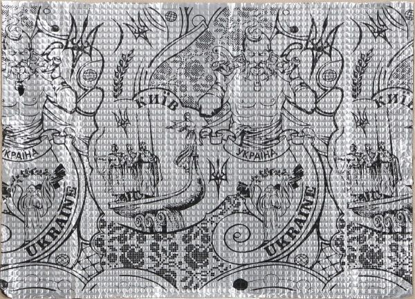 Віброізоляція Х 1 500х700 мм кольорова фольга 1 мм