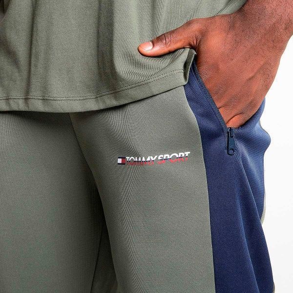 Брюки Tommy Hilfiger Sport BLOCKED FLEECE PANT CUFFED S20S200211302 р. S оливковый