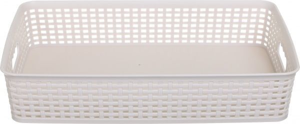 Корзина Gondol Plastic G561 KANGAROO-Midi кремовый 270x405x80 мм