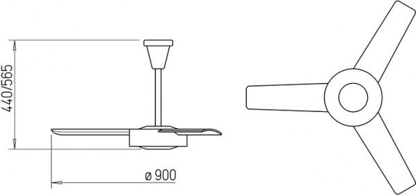 Вентилятор Helios 90 DVW 90