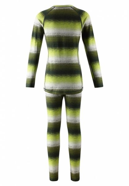 Комплект термобелья Reima Taival 536434-8946 150 темно-зеленый