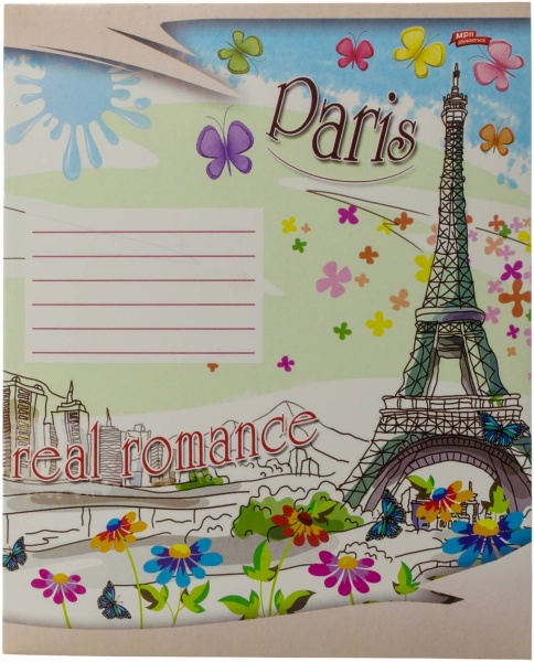 Зошит шкільний 60 аркушів у клітинку в асортименті Мрії збуваються