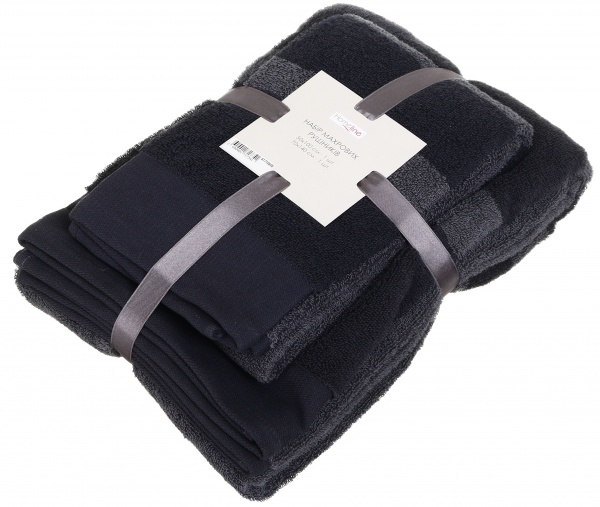 Набор полотенец махровых 50x100, 70x140 171734 в ассортименте Homeline 