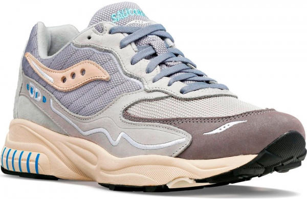 Кроссовки Saucony 3D GRID HURRICANE 70670-6s р.41 серый