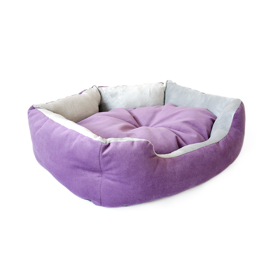 Лежак 10 центів для Джека Кула 65х55х15 см лилово-серый