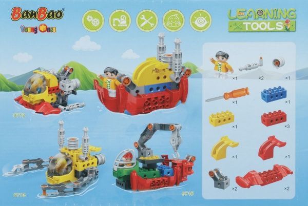 Конструктор BanBao Великі блоки Корабель
