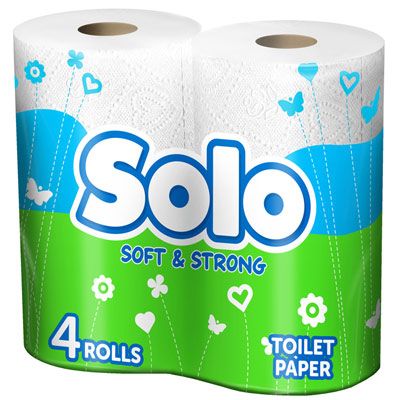 Папір туалетний Solo Ультра 4 шт