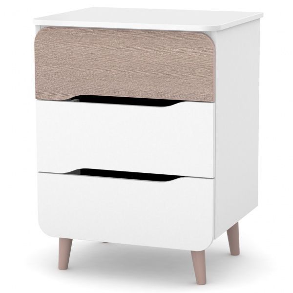 Комод підлоговий Veres Сідней 600 капучино/білий під пеленатор 32.2.34.2.13 
