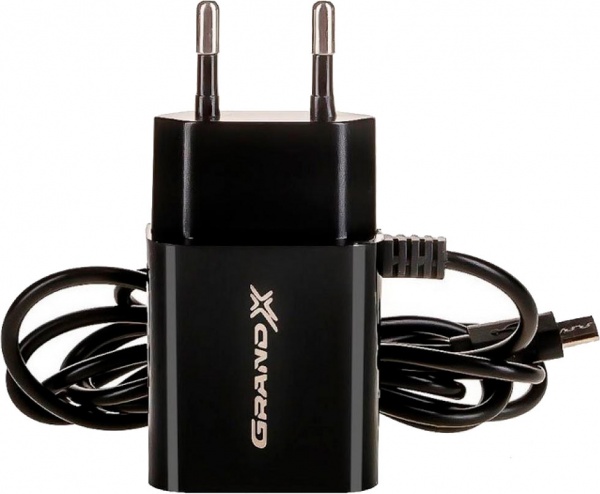 Зарядное устройство Grand-X CH-35B + micro USB 
