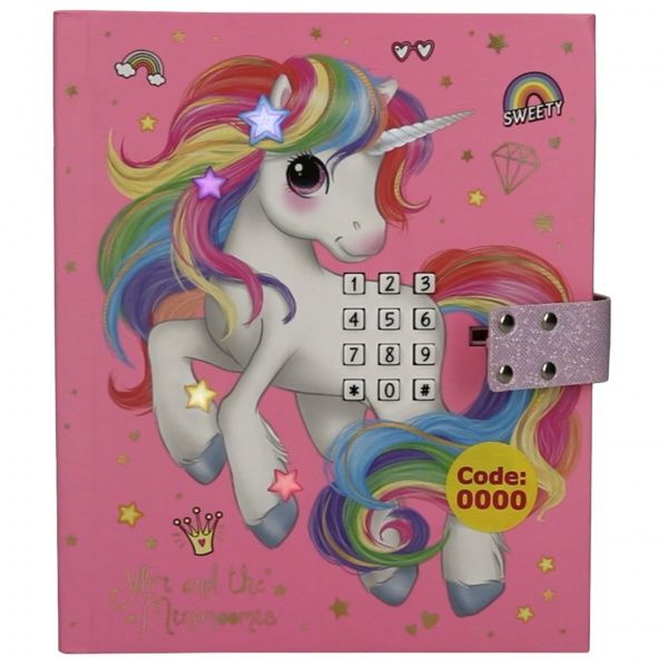 Блокнот Motto с кодом, LED и звуком 410856