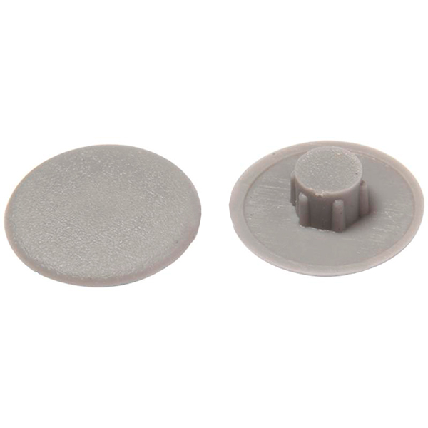 Заглушка на конфирмат серая 50 шт