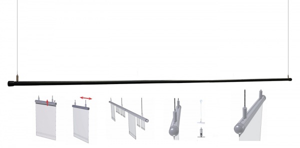 Держатель магнитный (подвесная система Snapper 2 м.)