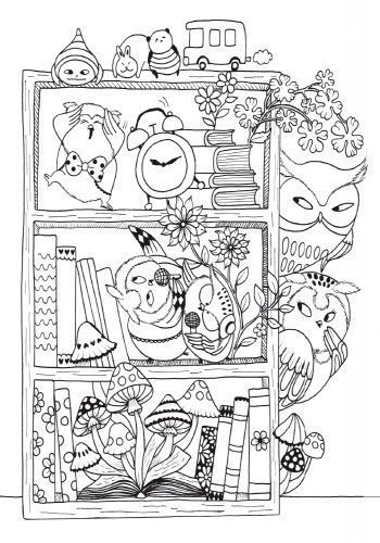 Книга-розмальовка Лулу Майо «Майже мільйон сов» 978-617-757-900-6