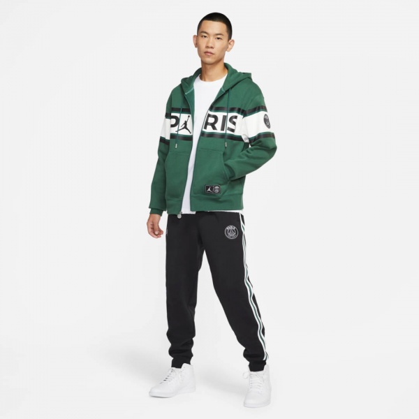 Джемпер Nike M J PSG FLEECE FZ DB6481-333 р. L зелений
