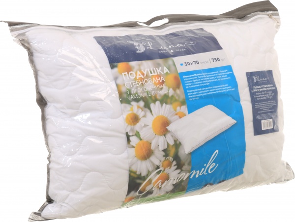 Подушка с пропиткой Camomile (ромашка) Luna 50x70 белый
