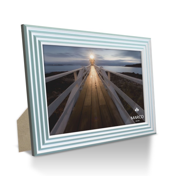 Рамка для фотографии со стеклом MARCO decor 4017 1 фото 15х20 см мятный 