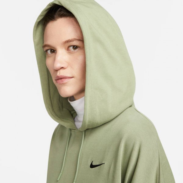 Джемпер Nike W NSW JRSY OS PO HOODIE DM6417-386 р.XL зелений