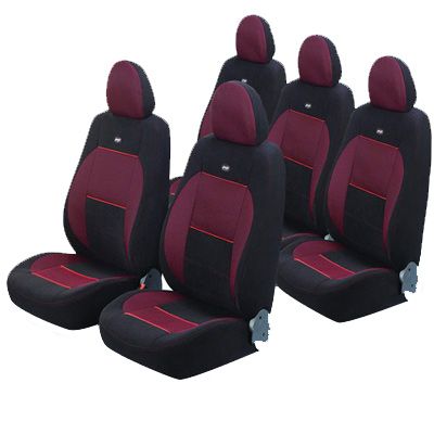 Набор чехлов универсальный Gold Step U 370084 красно-черный