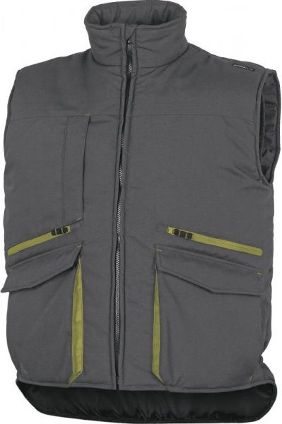 Жилет робочий Delta Plus SIERRA2 р. S SIER2GVPT сіро-зелений