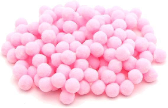 Набір кульок діаметром 1см, рожеві 50 шт.