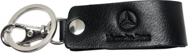Брелок карабин с тиснением Mercedes-Benz
