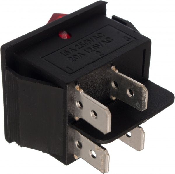 Вимикач кнопковий ЕМТ 11-0220RD-